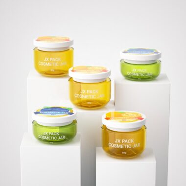 Luxury wide-mouth round plastic cosmetic jar factory
