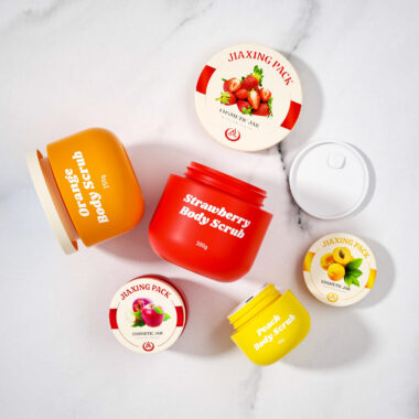 Luxury wide-mouth round plastic cosmetic jar factory