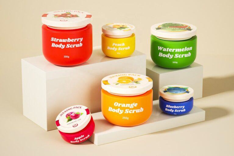 Luxury wide-mouth round plastic cosmetic jar factory