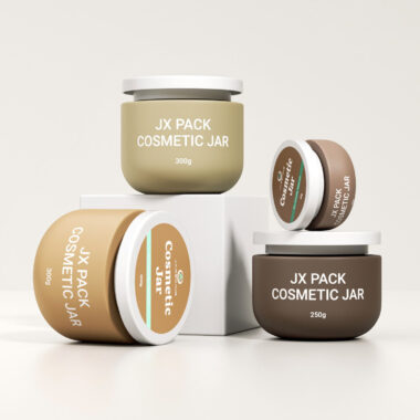 Luxury wide-mouth round plastic cosmetic jar factory
