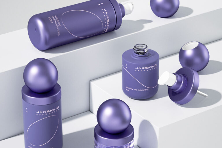 Luxury Glass Cosmetic Bottle for Cream and Serum Packaging (2) Luxury Skincare Glass Cosmetic Bottle Factory