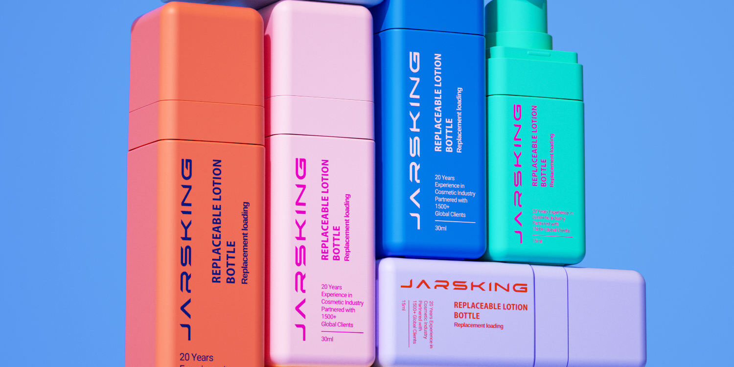 Eco Refillable Luxury Plastic Skincare Airless Packaging Factory