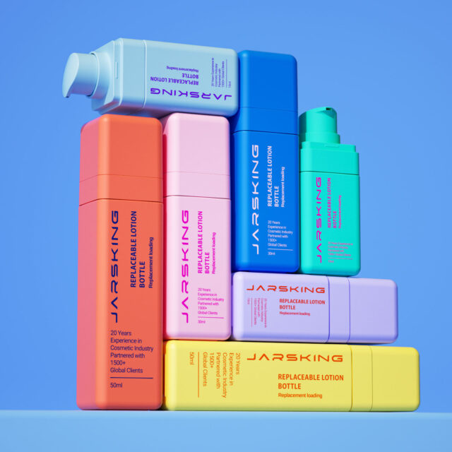 Eco Refillable Luxury Plastic Skincare Airless Packaging Factory