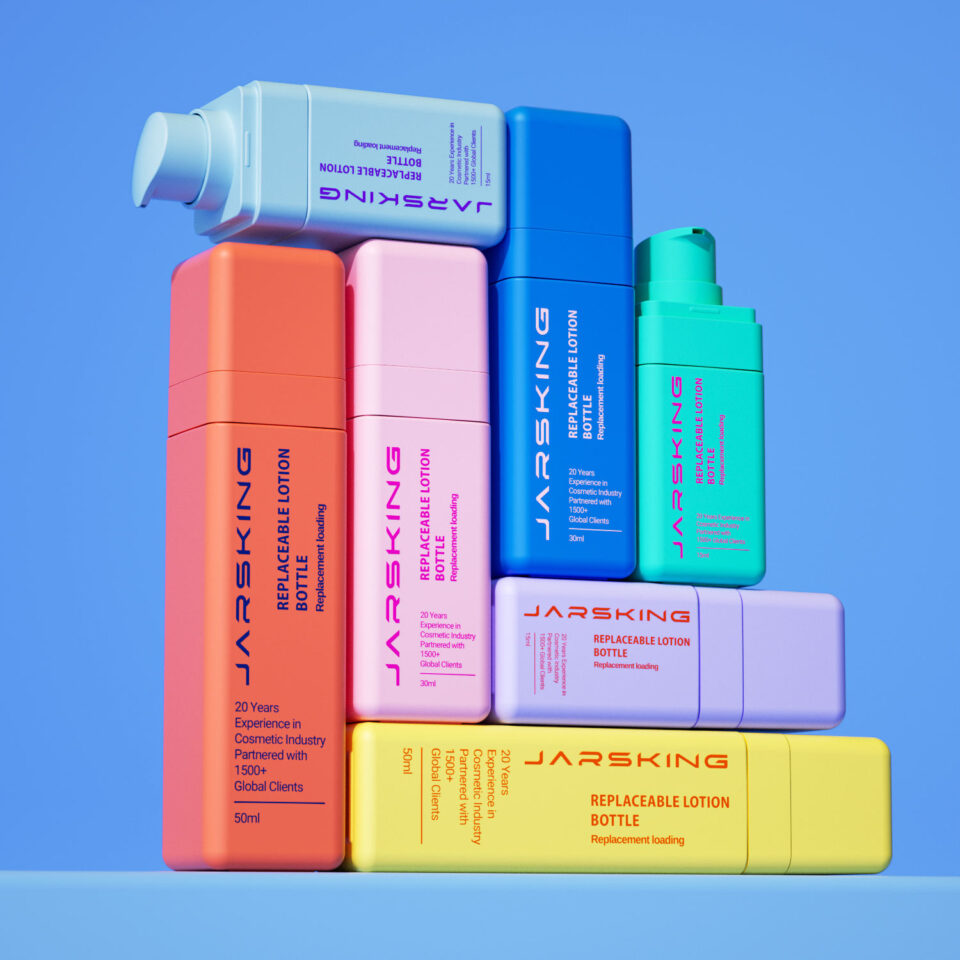 Eco Refillable Luxury Plastic Skincare Airless Packaging Factory